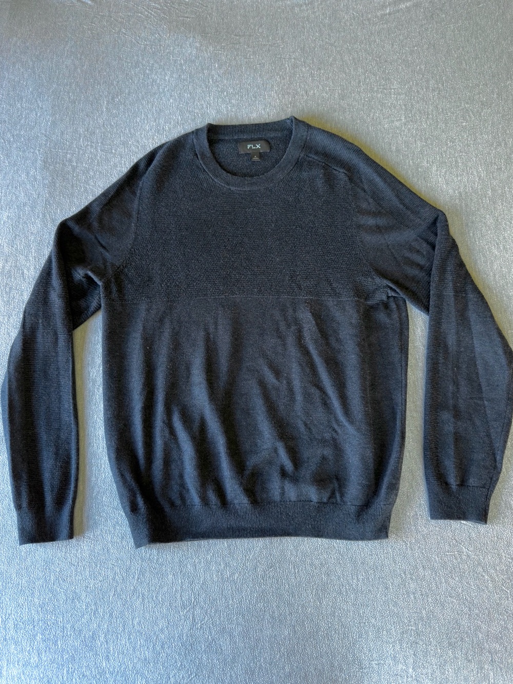 Men's Crewneck Sweater in Charcoal Gray